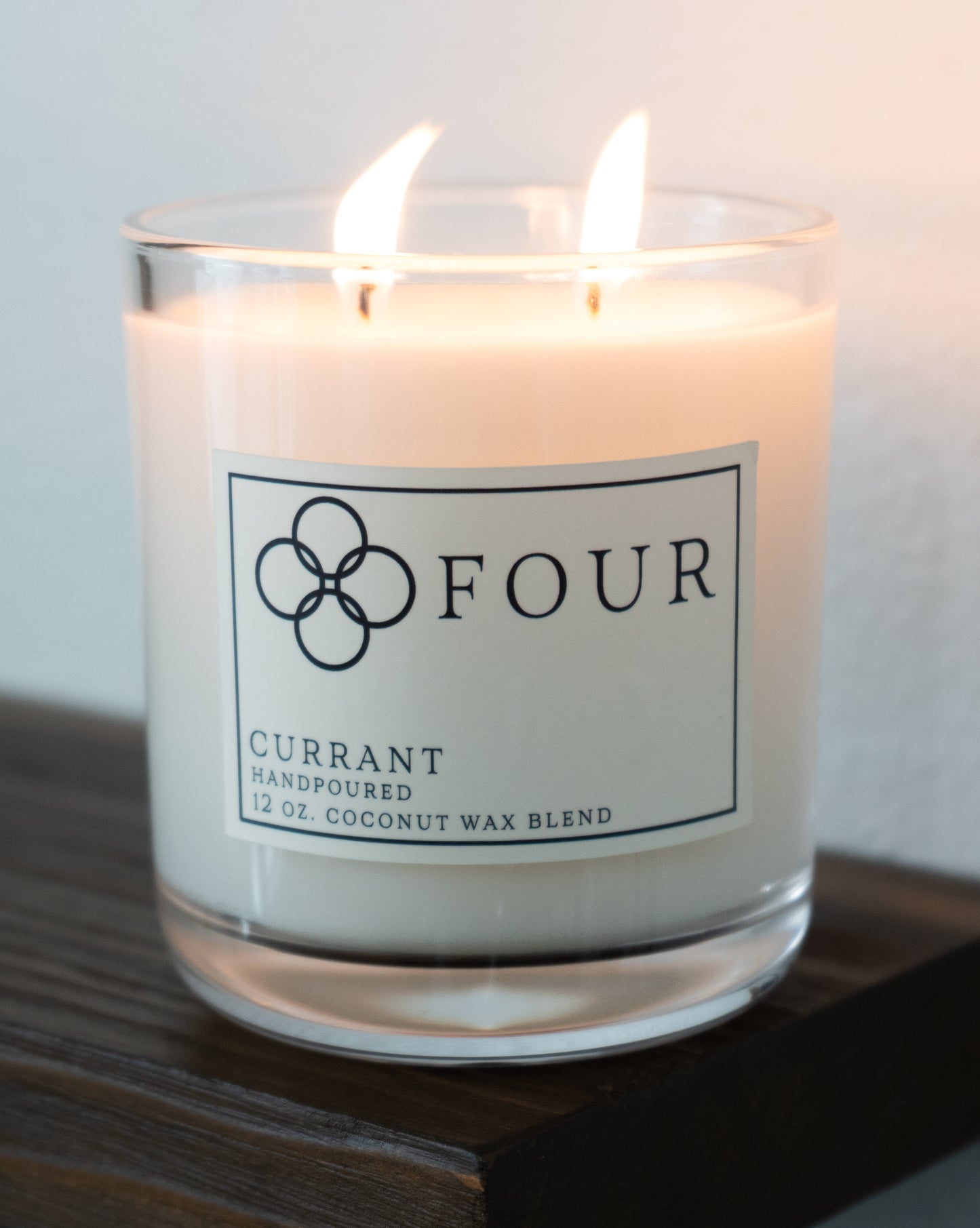 12oz. Clear Glass Candle