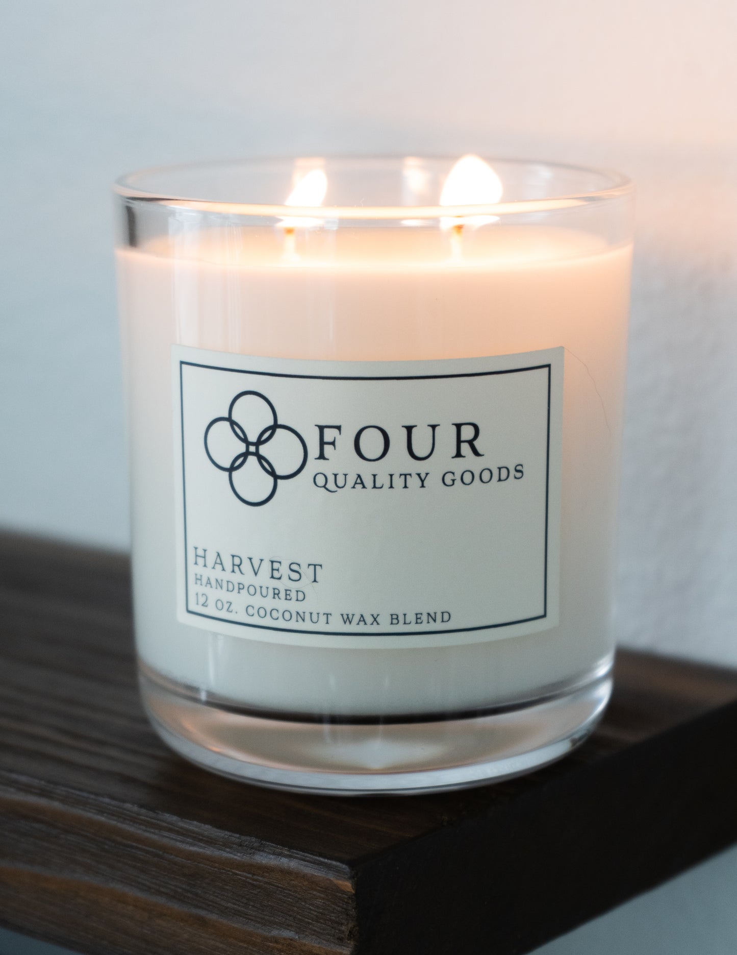 12oz. Clear Glass Candle