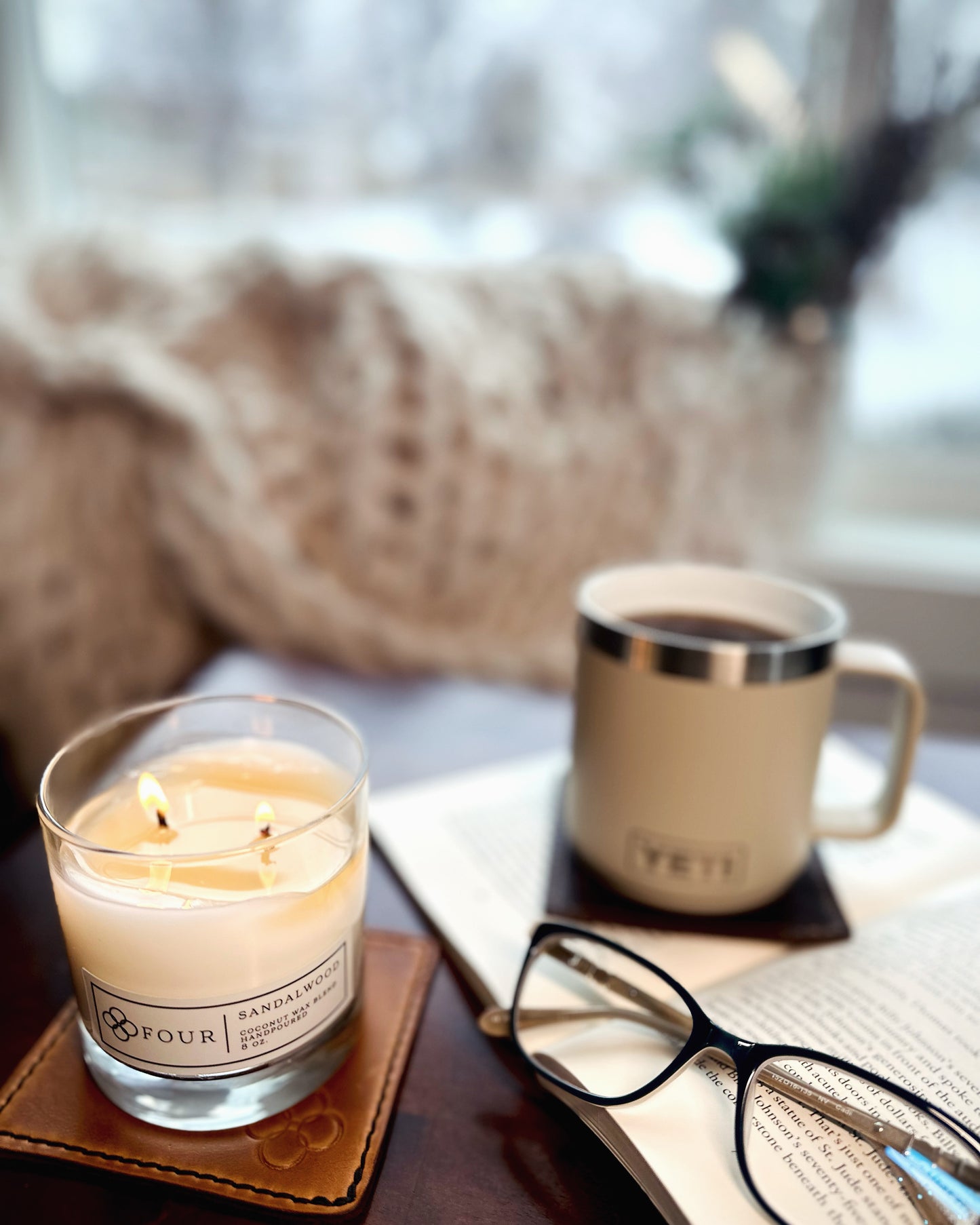 8oz. Whiskey Glass Candle