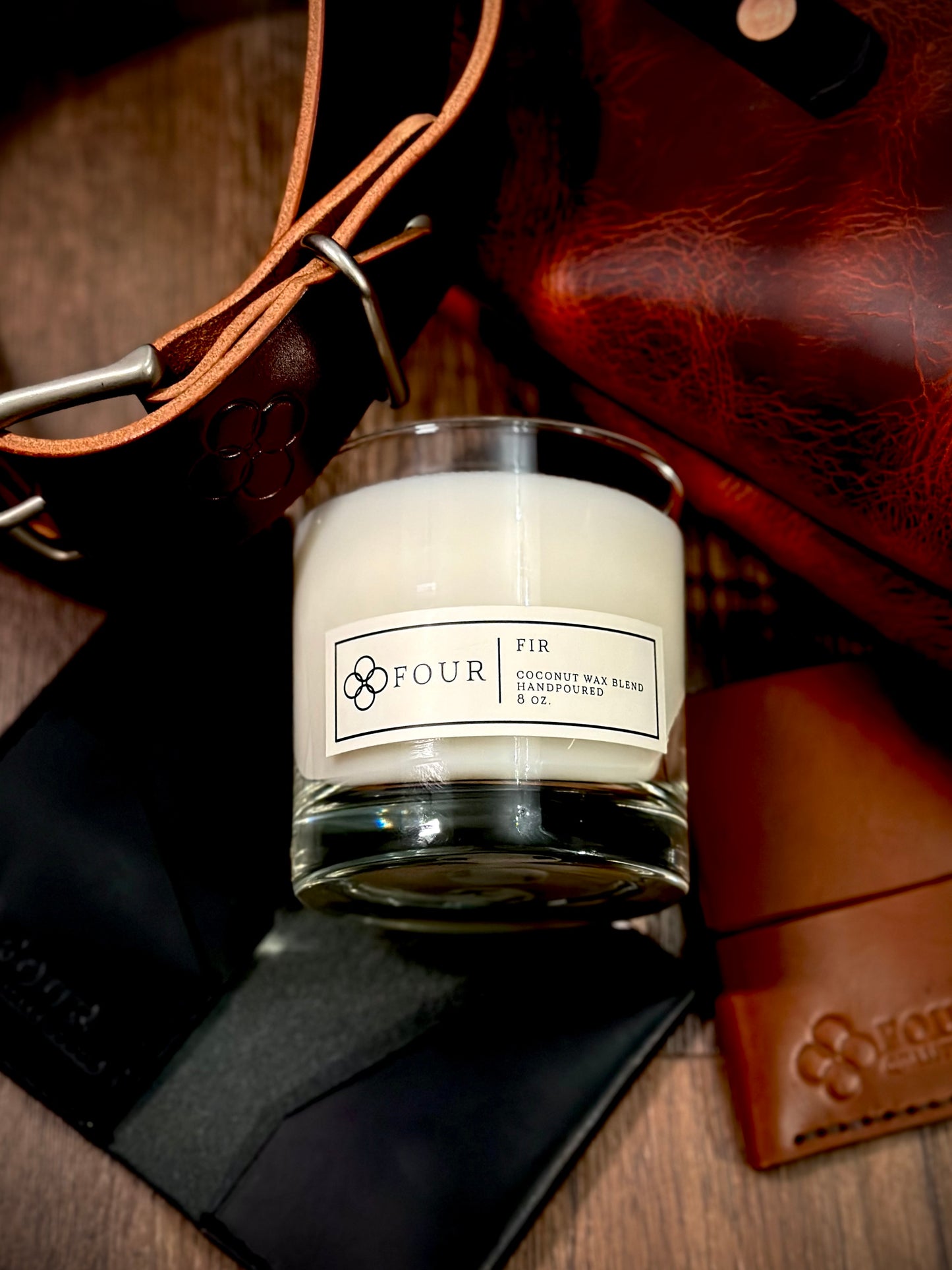 8oz. Whiskey Glass Candle