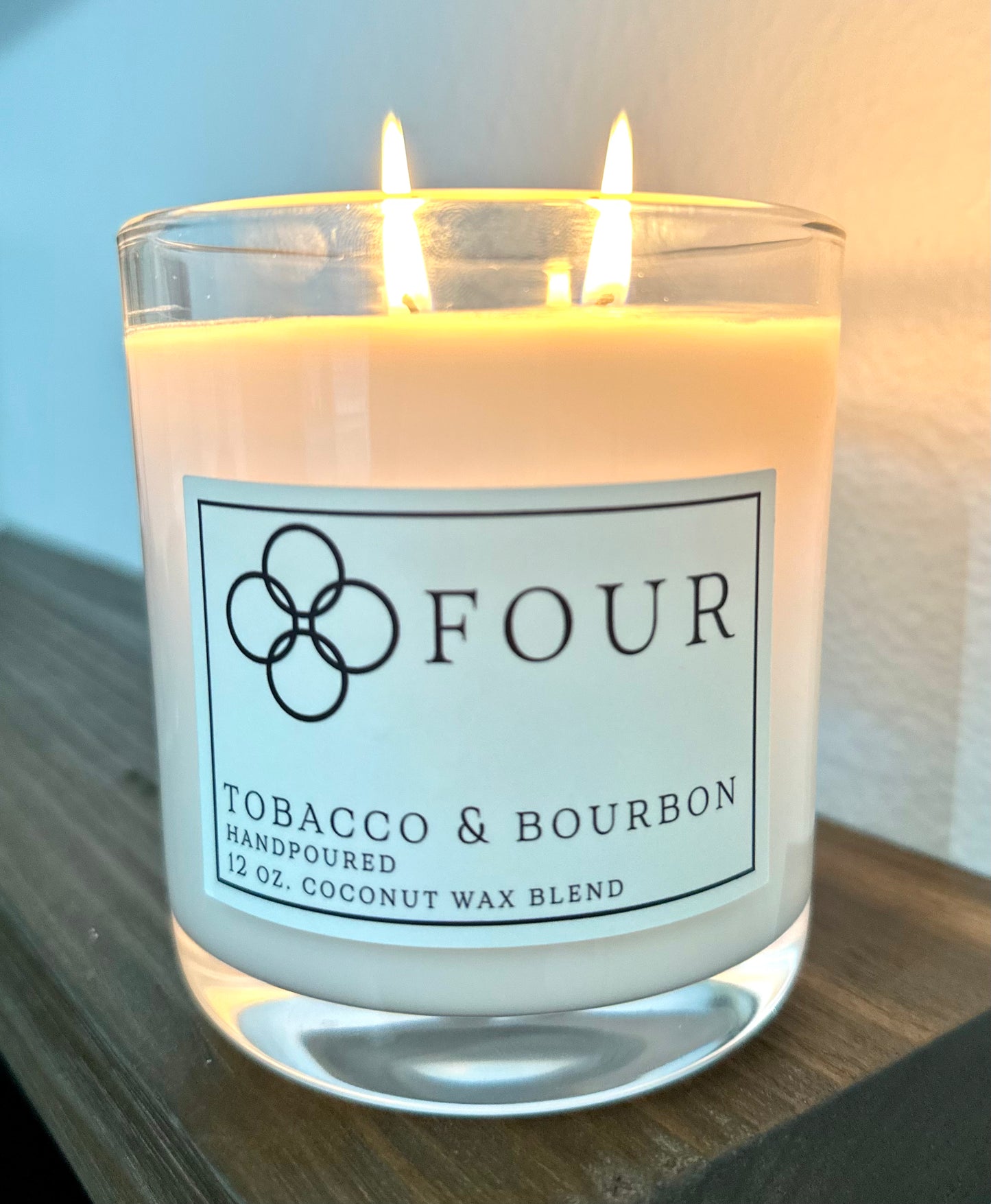 12oz. Clear Glass Candle