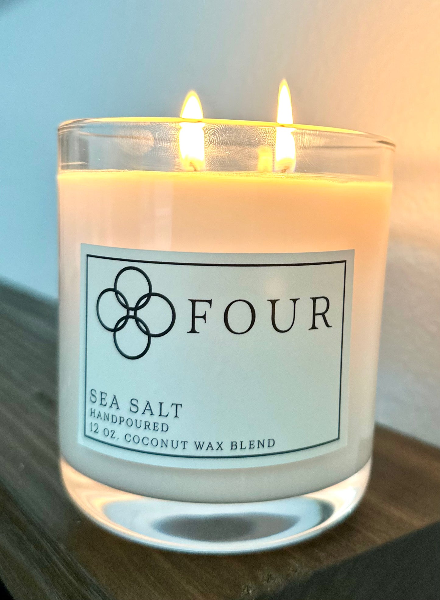 12oz. Clear Glass Candle