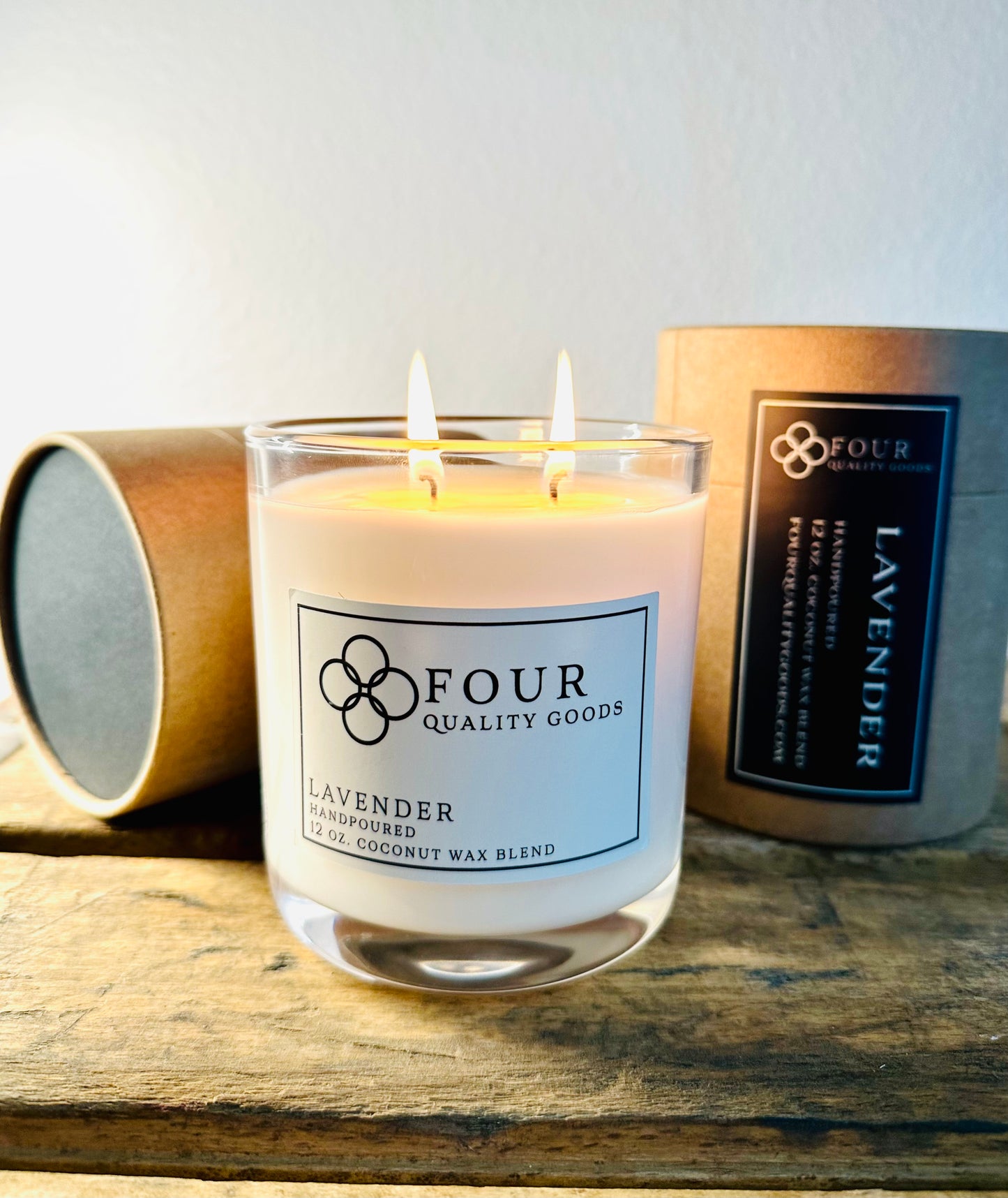 12oz. Clear Glass Candle