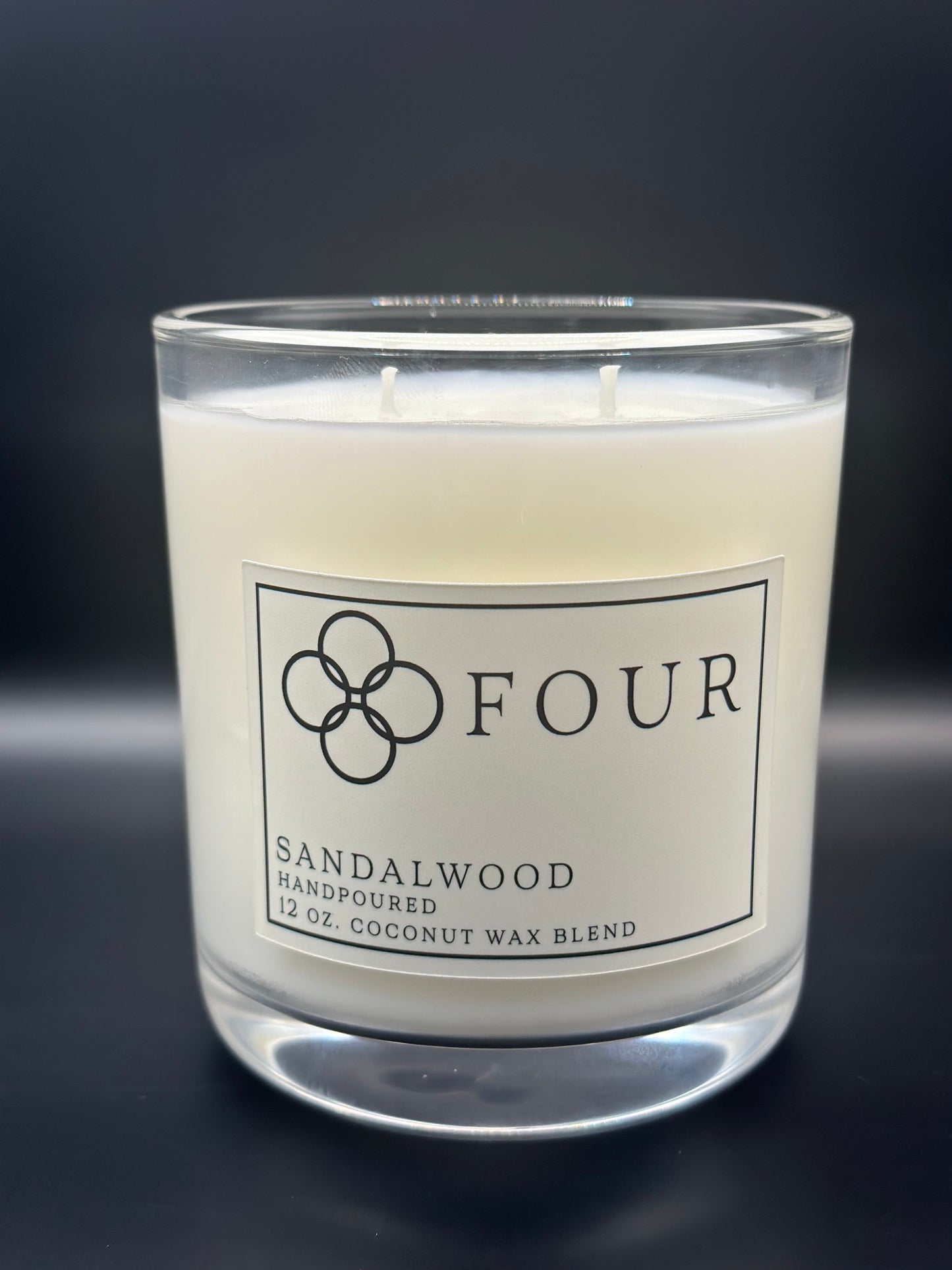 12oz. Clear Glass Candle