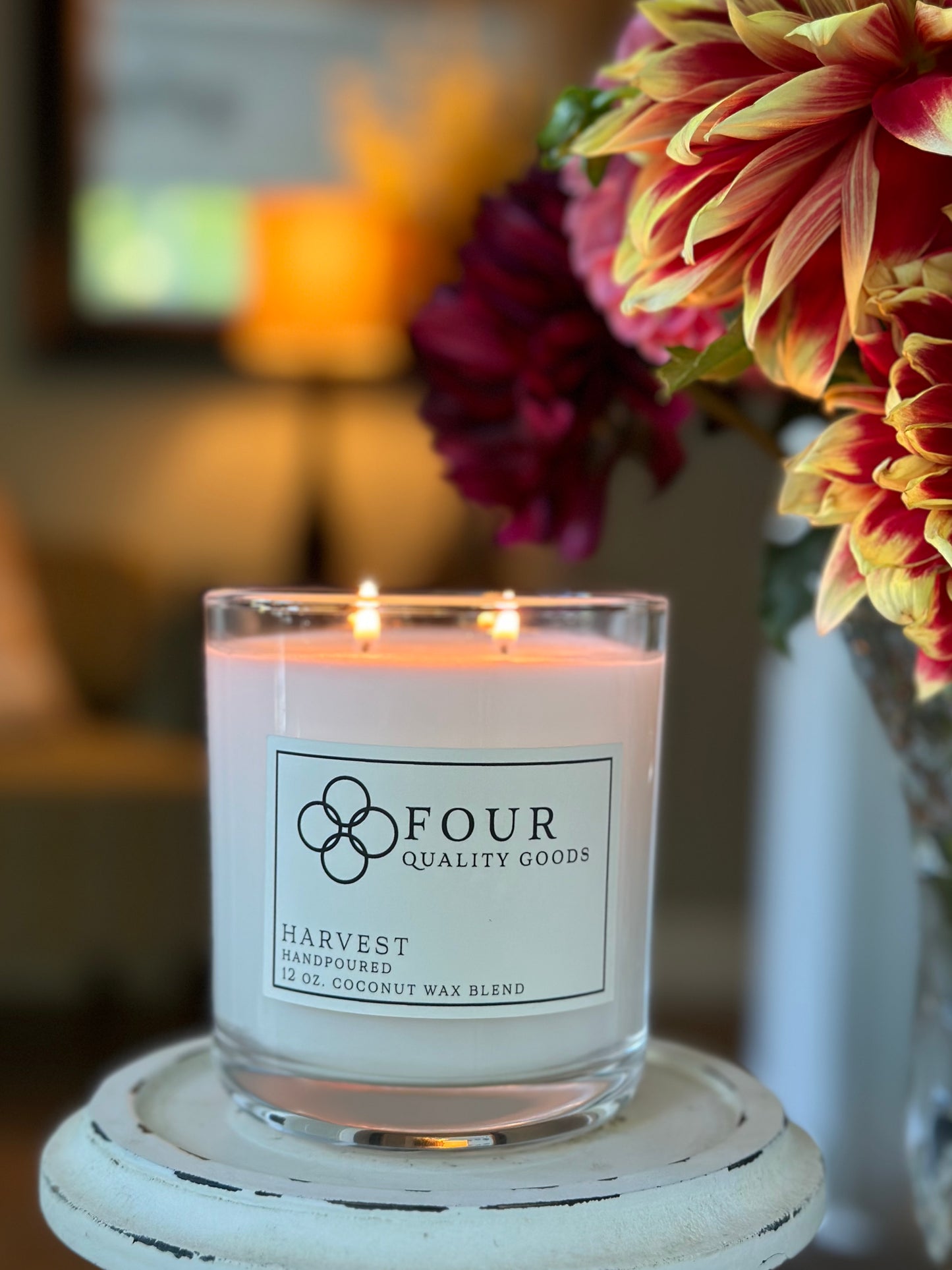 12oz. Clear Glass Candle