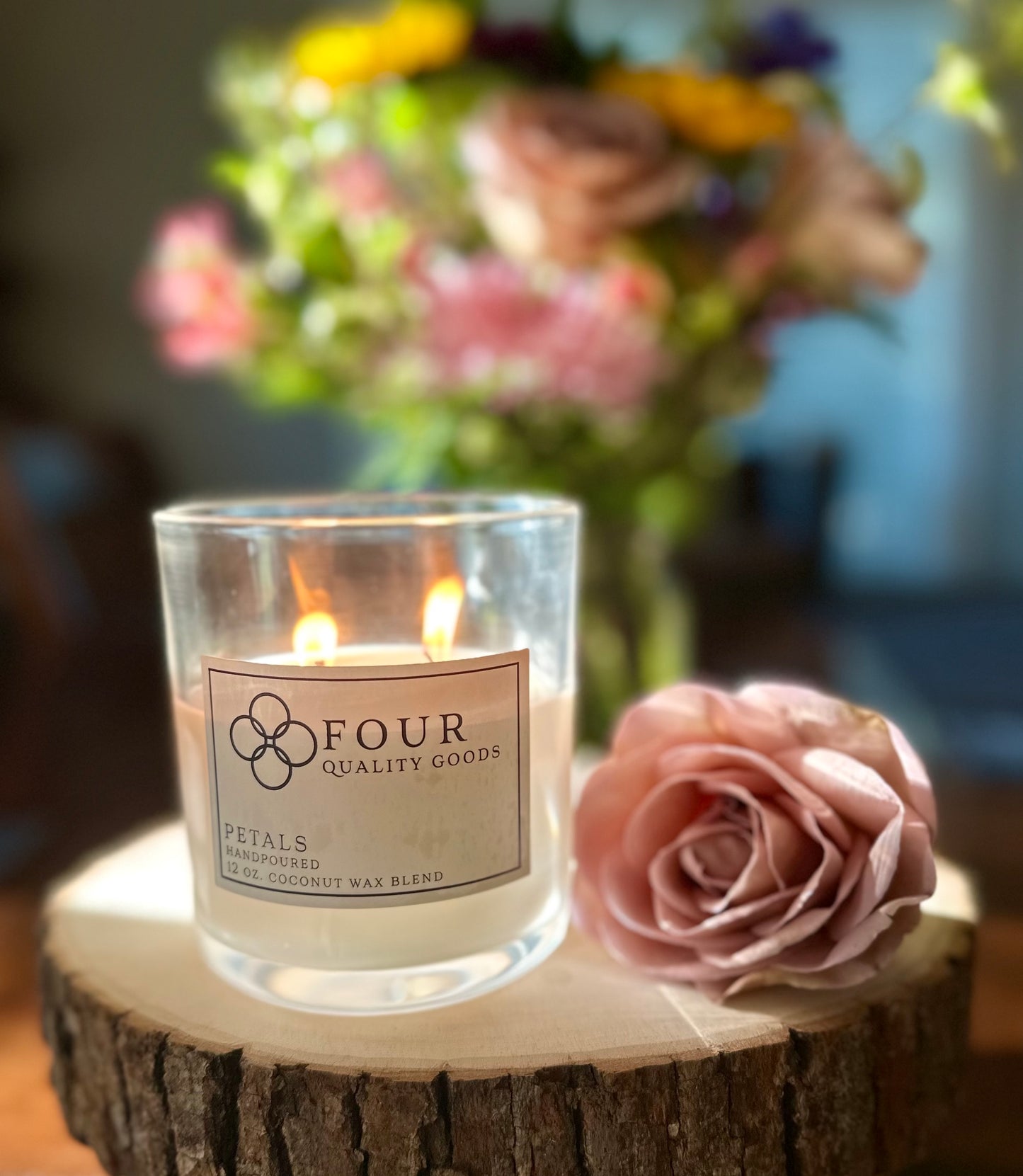 12oz. Clear Glass Candle